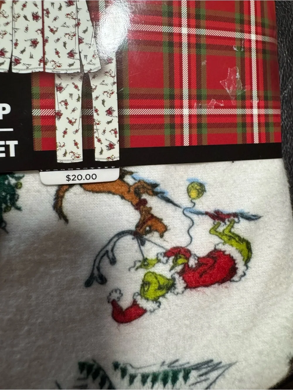 Grinch Kids Red & White 2-Piece Pajama Sleep Set